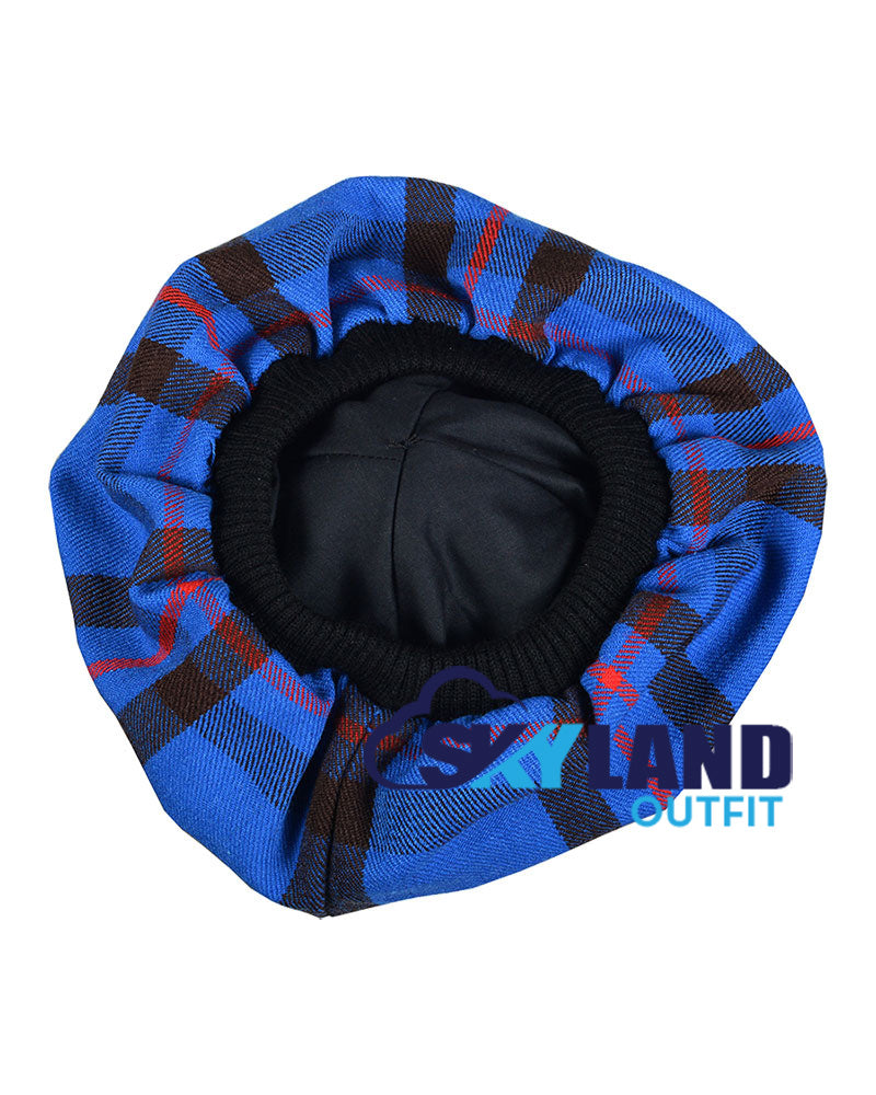 Elliot Modern Tartan Tam o' Shanter Scottish Flat Bonnet image 3