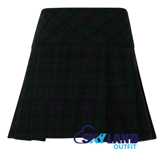 Black Watch Tartan Mini Billie Kilt Girls Mod Skirt image 1