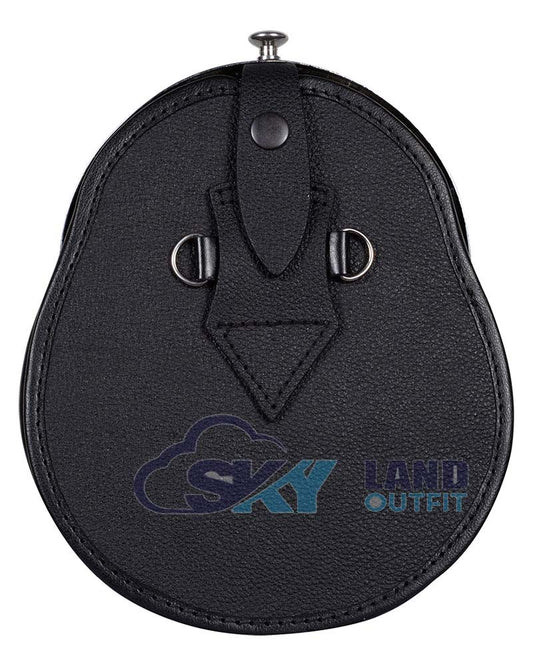 Brown Watch Tartan Sporran Scottish Full Dress Leather Sporran image 1