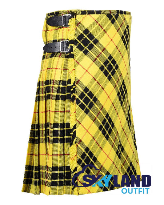 MacLeod of Lewis Tartan Kilt Traditional 8-Yard Kilt with Bias Cut image 1