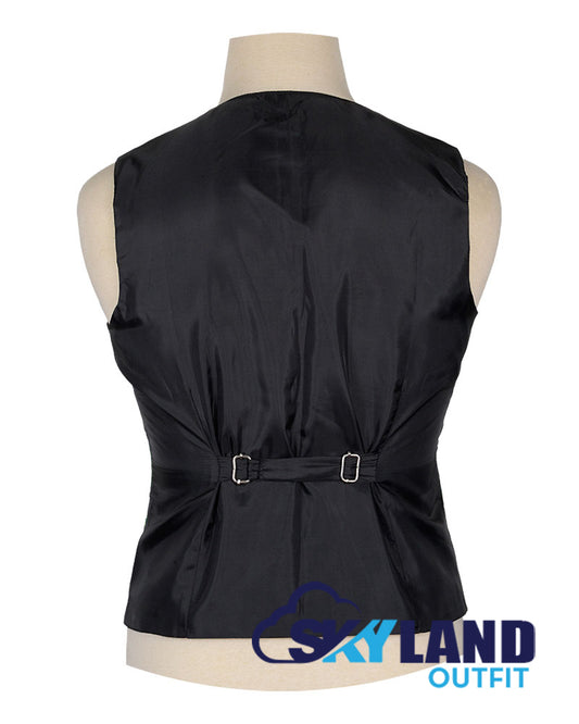 US Navy Tartan Waistcoat - 5 Buttons Argyle Vest Made to Order image 1