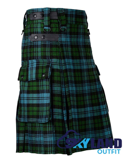 Campbell Ancient Tartan Kilt Modern Utility Kilts image 1