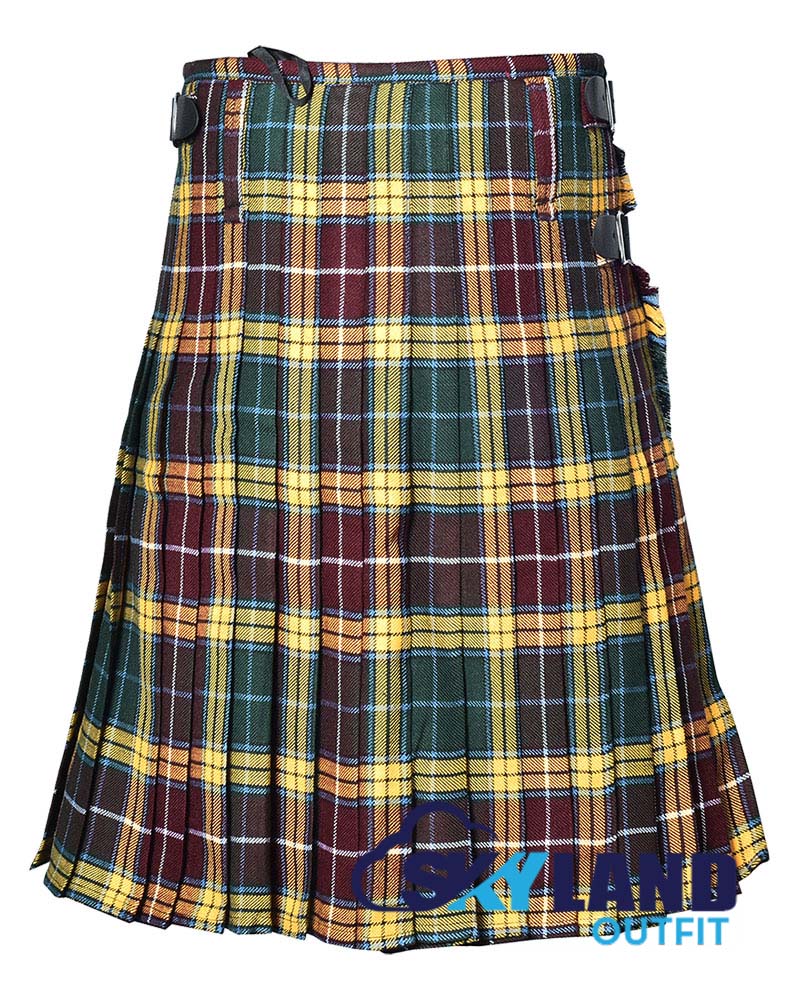 Buchanan Muted Tartan 8 Yard Kilt Traditional Scottish Tartan Kilt image 3