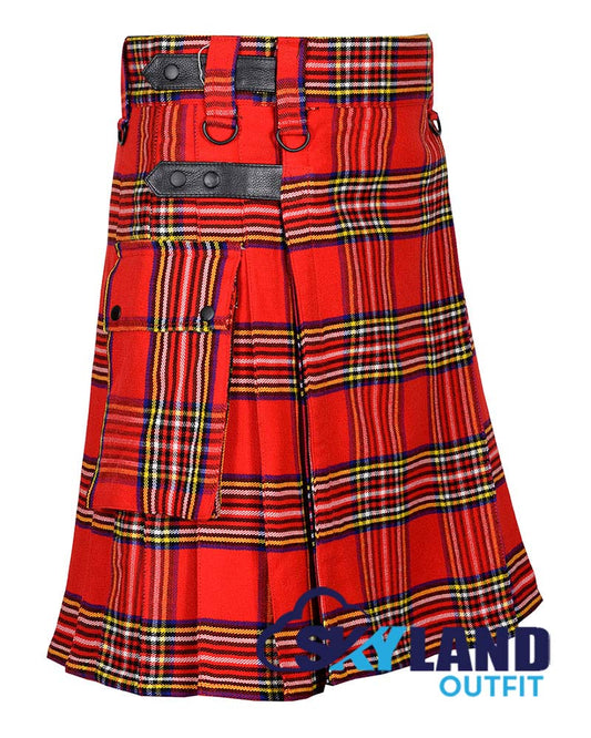 Royal Stewart Tartan Kilt Modern Utility Kilts image 1
