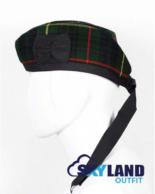 Hunting Stewart Tartan Glengarry Hat Traditional Scottish Cap image 1