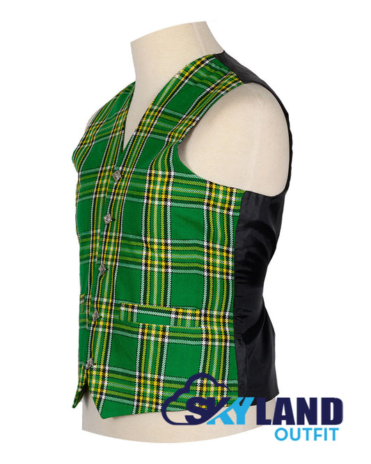 Irish Heritage Tartan Waistcoat - Argyle Vest Made to Order image 1