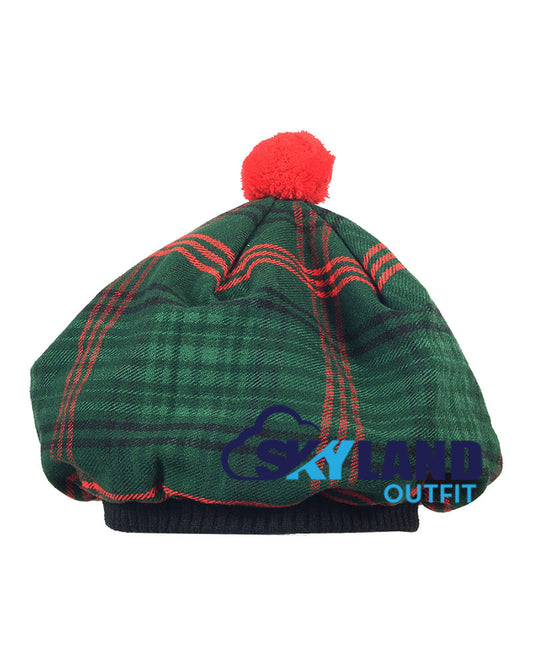 Ross Hunting Tartan Tam o' Shanter Scottish Flat Bonnet image 1