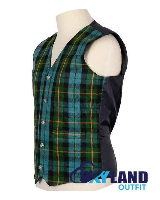 Gunn Ancient Tartan Waistcoat - Argyle Vest Made to Order image 1