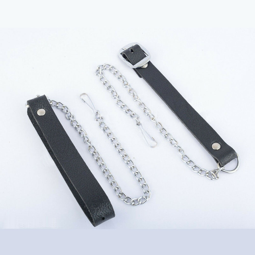 Weathered Black Watch Sporran Black Leather Scottish Sporran image 2