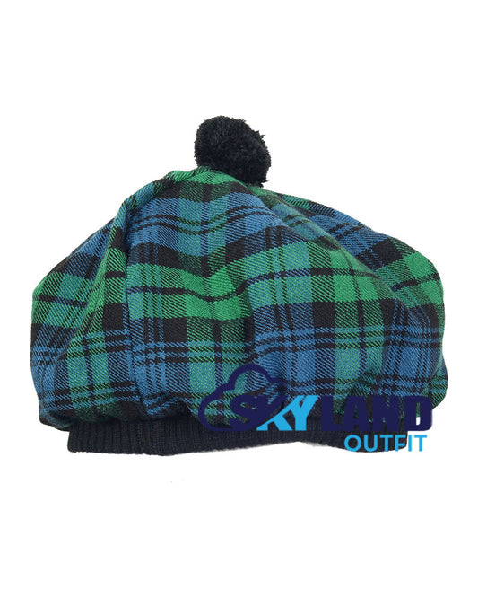 Campbell Ancient Tartan Tam o' Shanter Scottish Flat Bonnet image 1