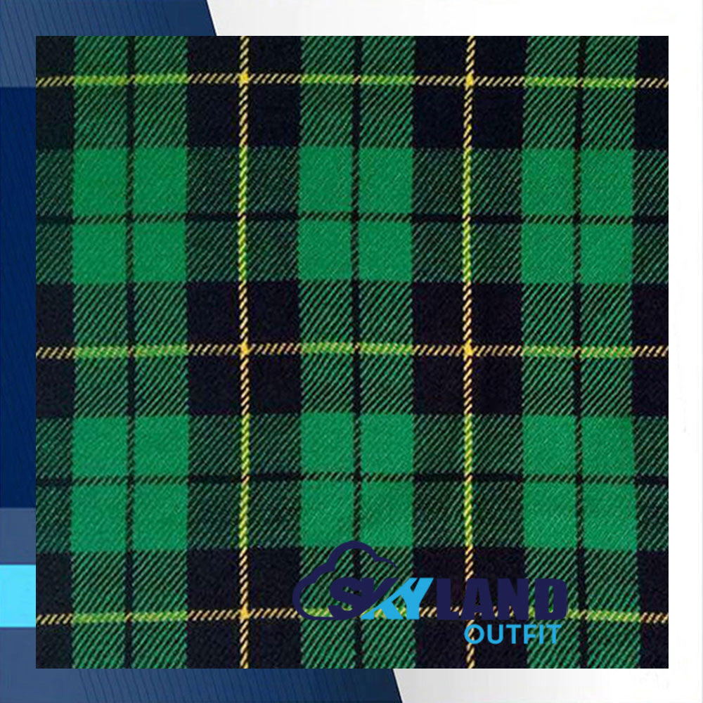 Wallace Hunting Tartan Homespun Wool Blend Fabric By the Yard
