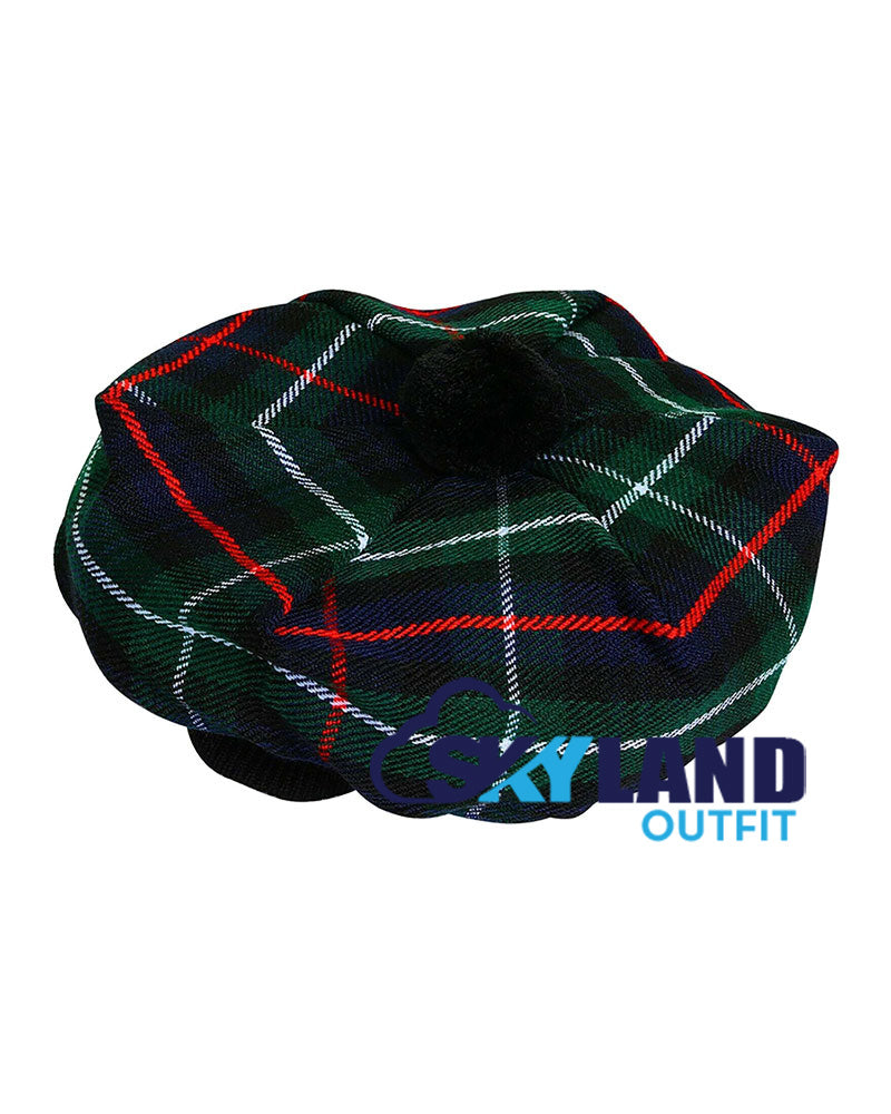 Mackenzie Tartan Tam o' Shanter Scottish Flat Bonnet image 2