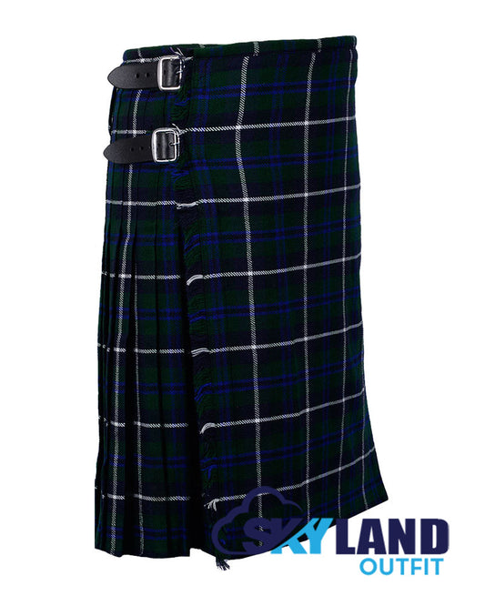 Douglas Blue 8 Yard Kilt for Men Traditional Scottish Tartan Kilt image 1