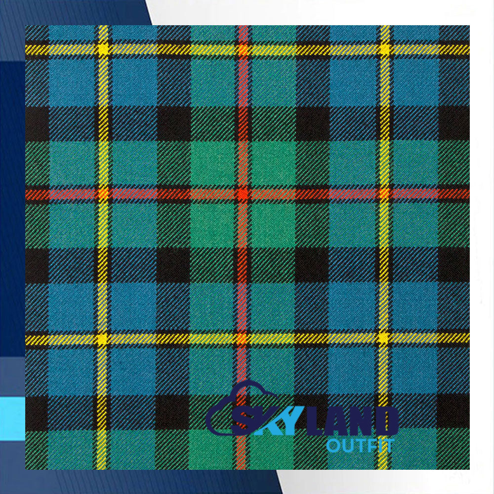MacLeod of Harris Tartan Homespun Fabric By the Yard image 0