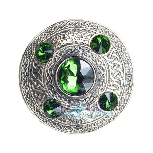 Black Watch Tartan Kilt Fly Plaid with Free Brooch image 1