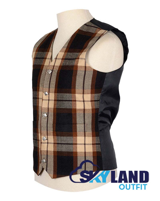 Rose Ancient Tartan Waistcoat - Argyle Vest Made to Order image 1