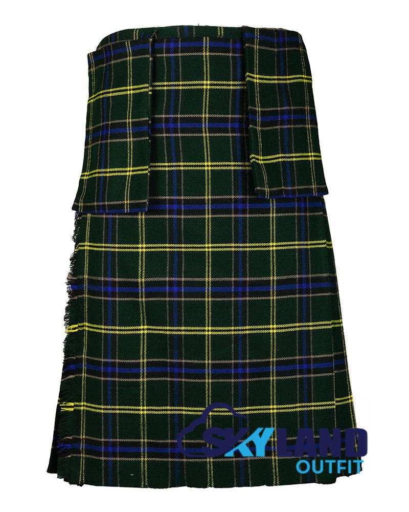 US Army Tartan Scottish 8 Yard Kilt with Detachable Pockets image 0