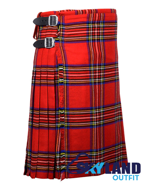 Royal Stewart Tartan 8 Yard Kilt for Men Traditional Scottish Kilt image 1