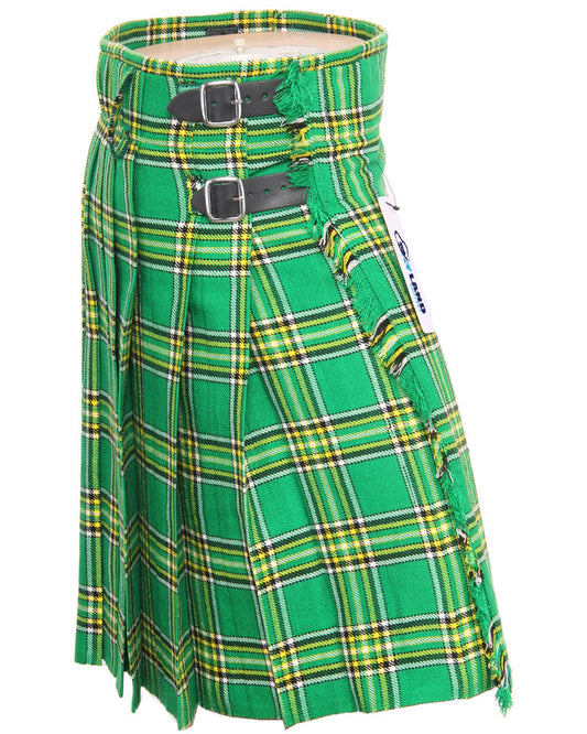 Irish Heritage Tartan 5 Yard Casual & Party Wear Scottish Kilt