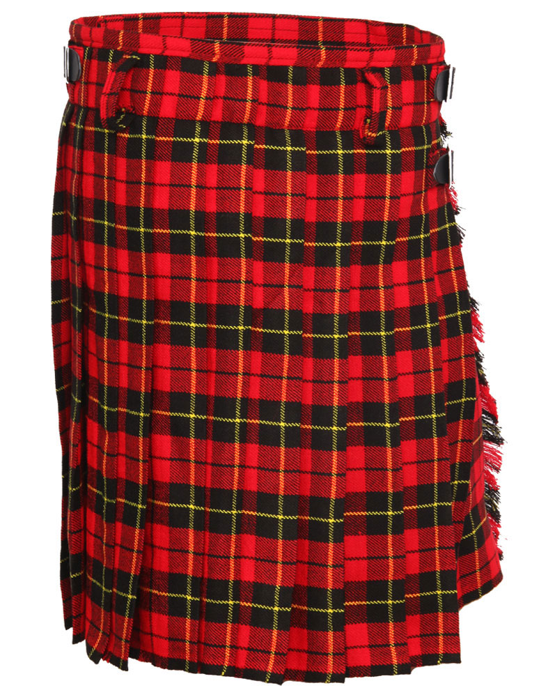 Wallace Tartan 5 Yard Casual & Party Wear Scottish Kilt