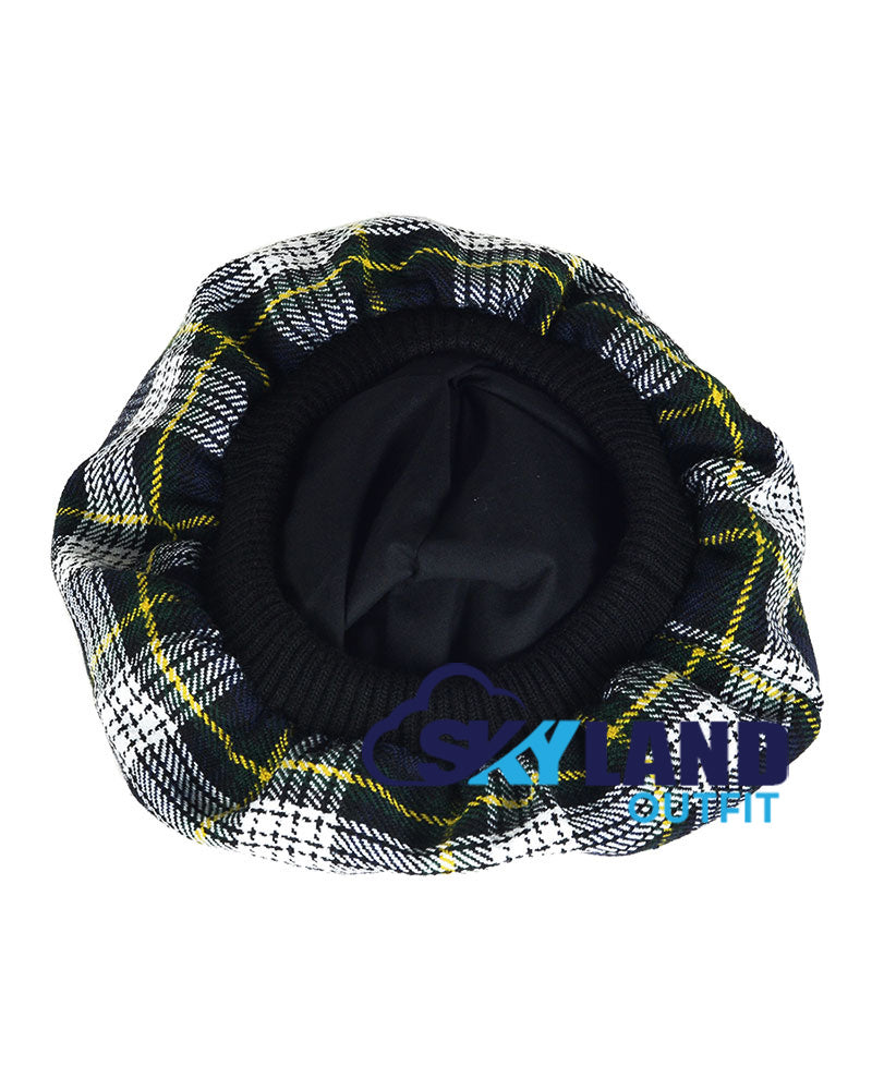 Dress Gordon Tartan Tam o' Shanter Scottish Flat Bonnet image 3