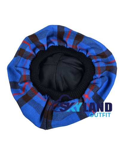 Elliot Modern Tartan Tam o' Shanter Scottish Flat Bonnet image 3