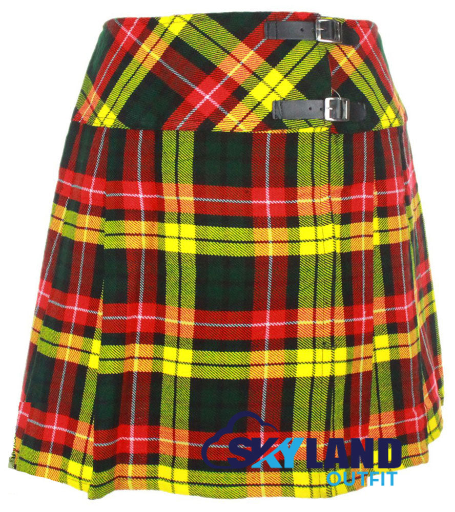 Buchanan Tartan Mini Billie Kilt Girls Modern Kilt Skirt image 1