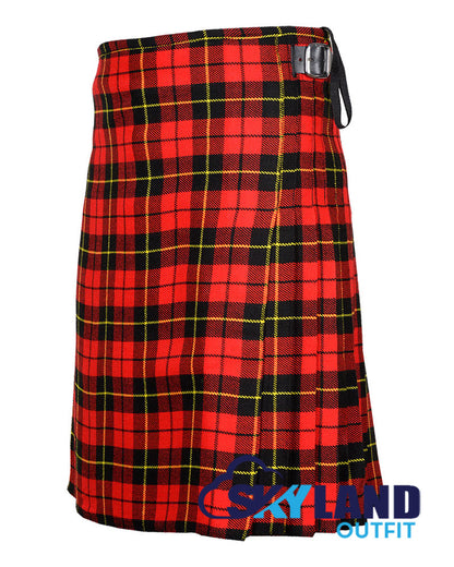 Wallace Tartan 8 Yard Kilt for Men Traditional Scottish Kilt image 1