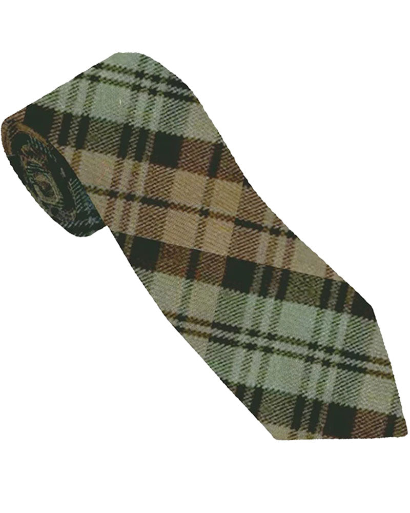 Black Watch Weathered Tartan NeckTie Scottish Clan NeckTies image 0