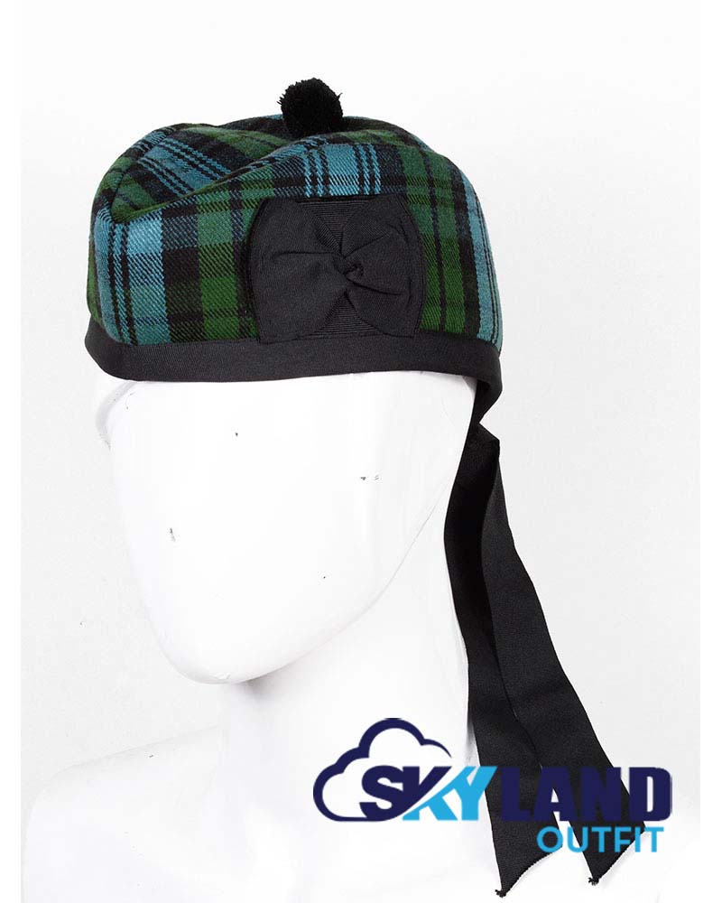 Campbell Ancient Tartan Glengarry Hat Traditional Scottish Cap image 0