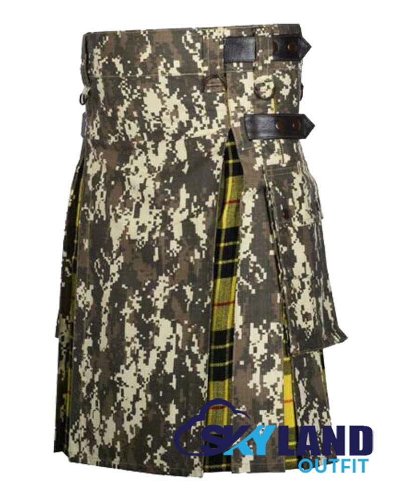 Hybrid Utility Kilts – Digital Camouflage & MacLeod of Lewis Kilt image 2
