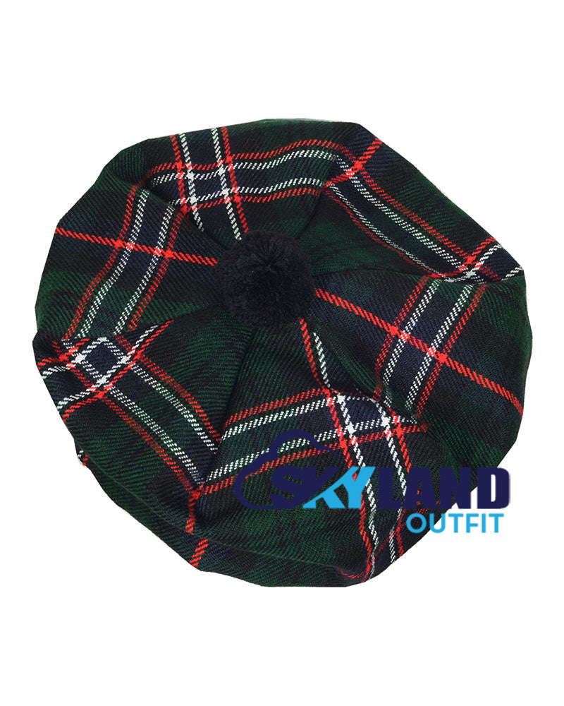 Scottish National Tartan Tam o' Shanter Traditional Flat Bonnet image 2