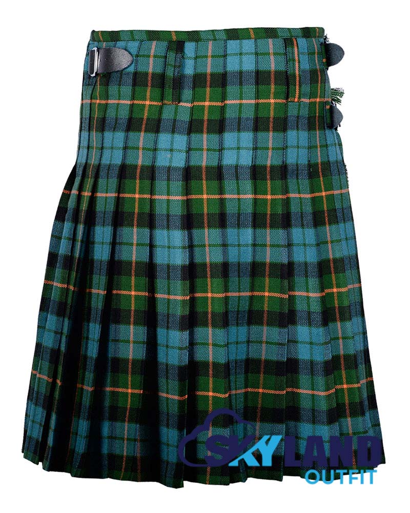 Gunn Ancient Tartan 8 Yard Kilt for Men Traditional Scottish Kilt image 3