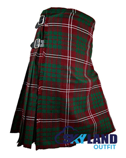 Crawford Tartan 8 Yard Kilt for Men Traditional Scottish Kilt image 2