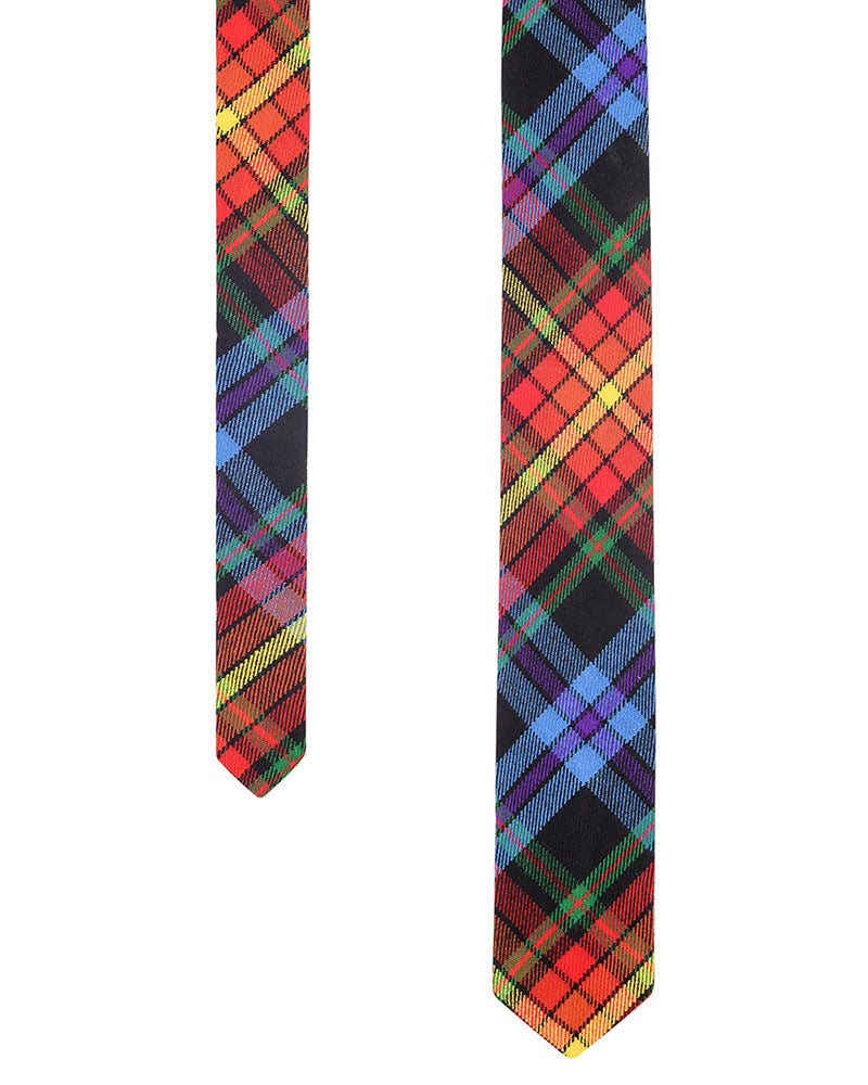 LGBTQ Pride Tartan NeckTie Scottish Clan NeckTies image 2