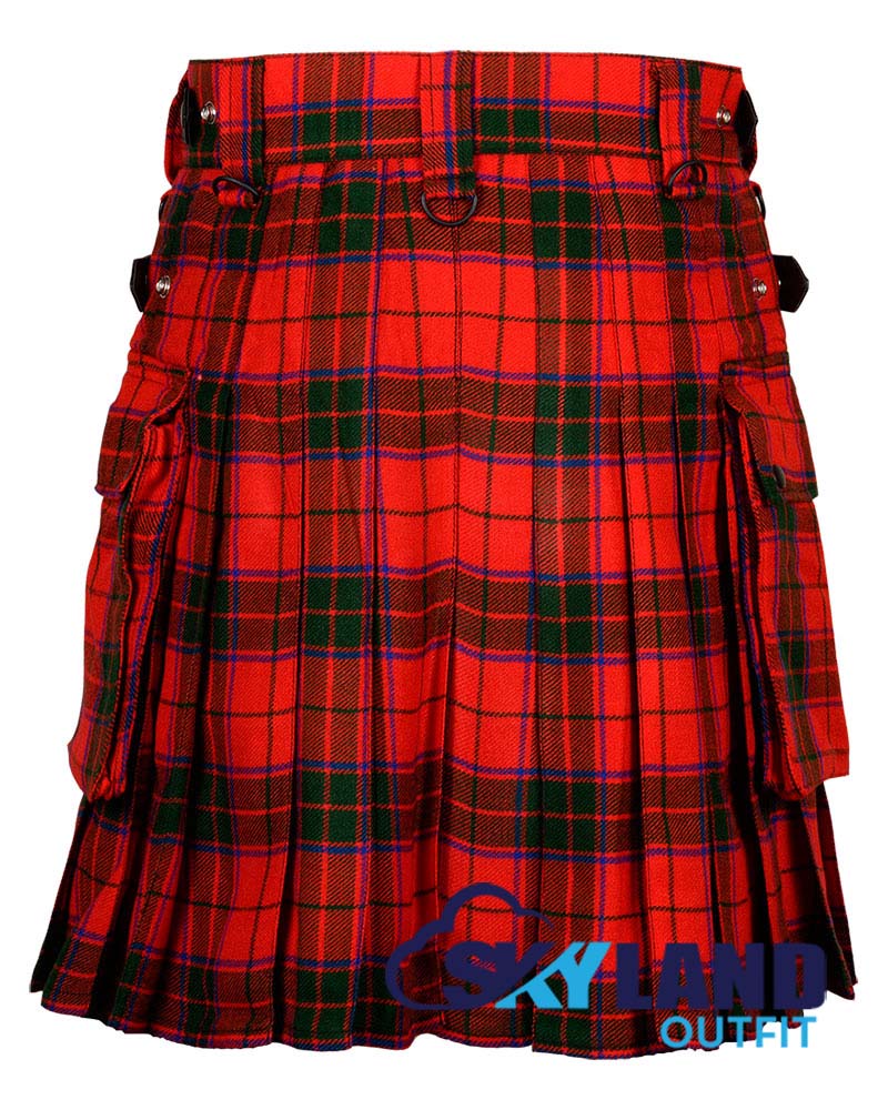 Scottish Rose Tartan Kilt Modern Utility Kilts image 2