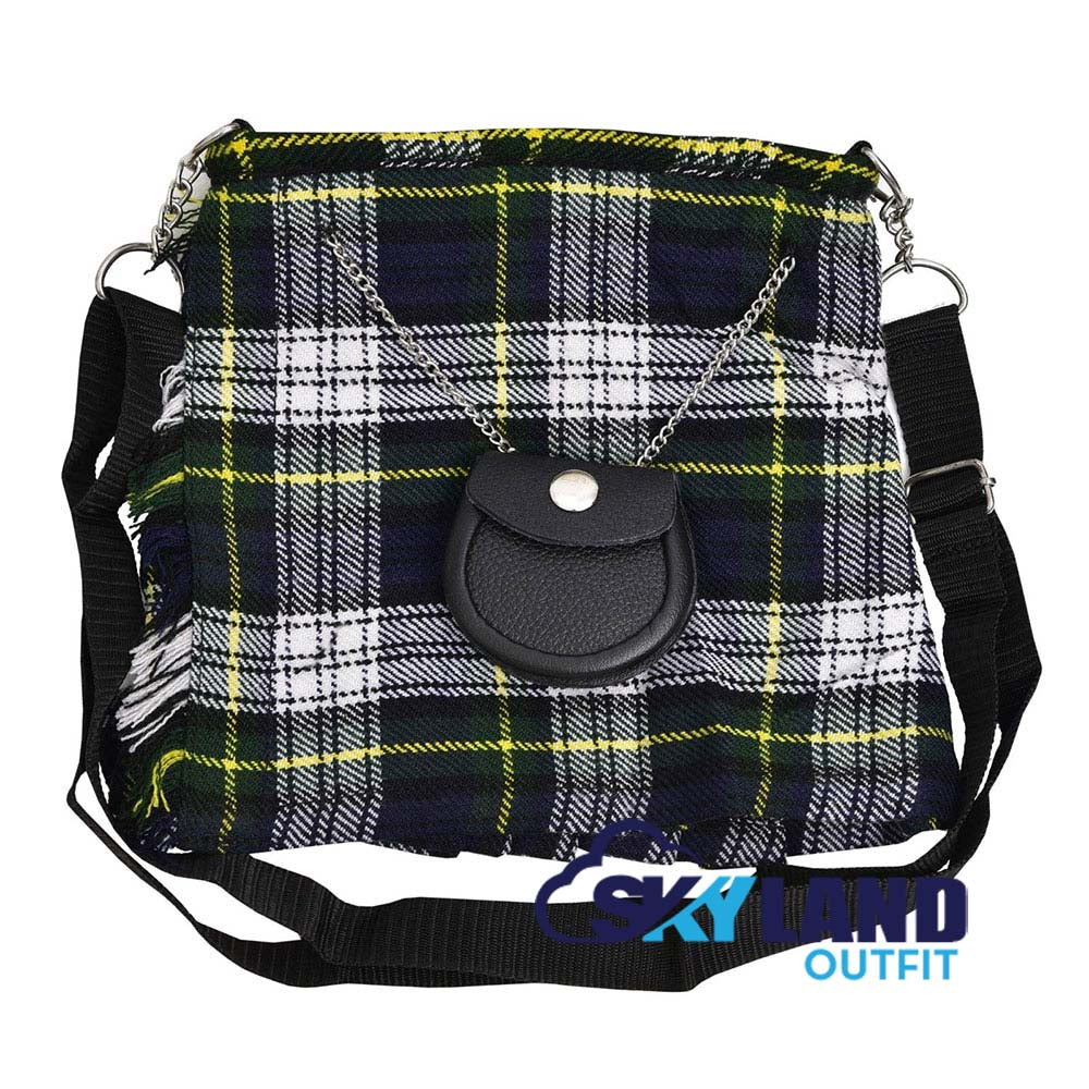 Dress Gordon Tartan Ladies Kilt Shaped Purse, Tote Bag image 0