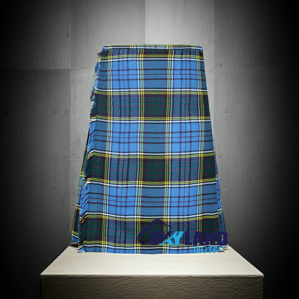 Anderson Tartan 8 Yard Kilt for Men Traditional Tartan Scottish Kilt