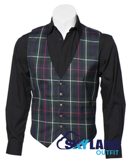 Mackenzie Tartan Waistcoat - 5 Buttons Argyle Vest Made to Order image 0