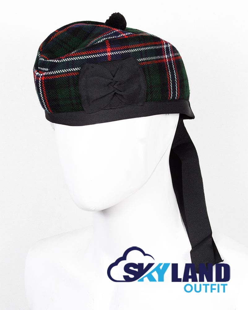 Scottish National Tartan Glengarry Hat Traditional Scottish Cap image 0