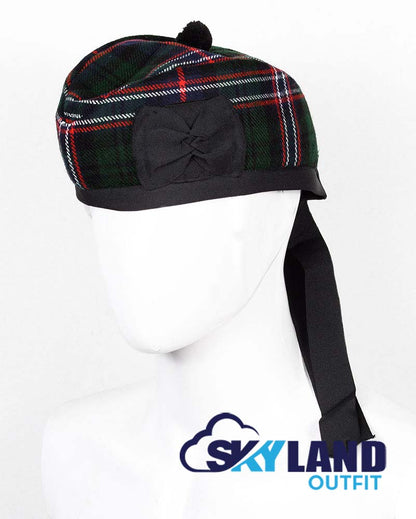 Scottish National Tartan Glengarry Hat Traditional Scottish Cap image 0