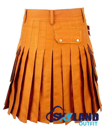 Saffron Tartan Kilt Modern Utility Kilts image 4