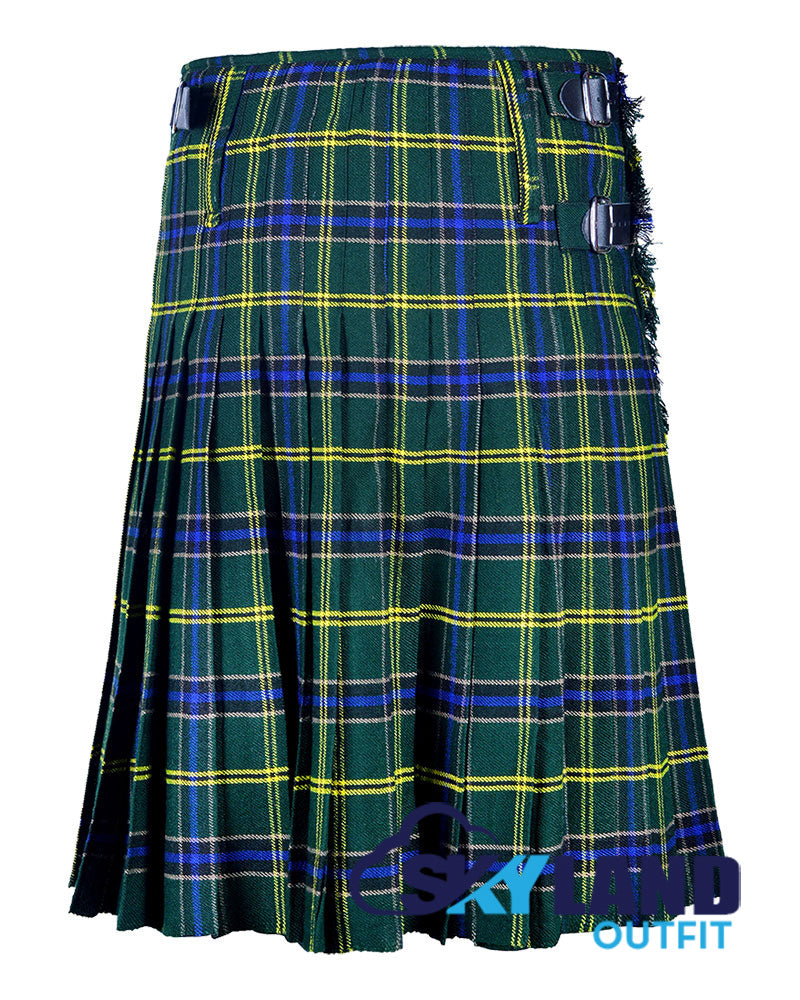US Army Tartan 8 Yard Kilt for Men Traditional Scottish Kilt image 3