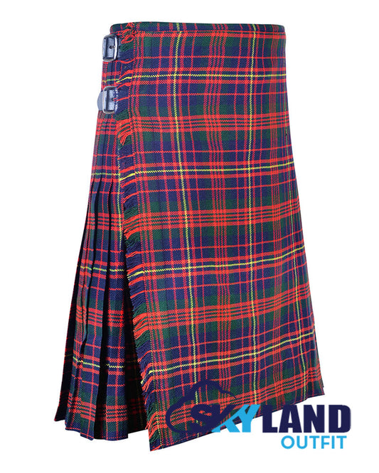Cameron Tartan 8 Yard Kilt for Men Traditional Scottish Kilt image 1