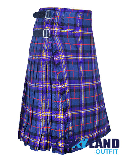 Masonic Tartan 8 Yard Kilt for Men Traditional Scottish Kilt image 1