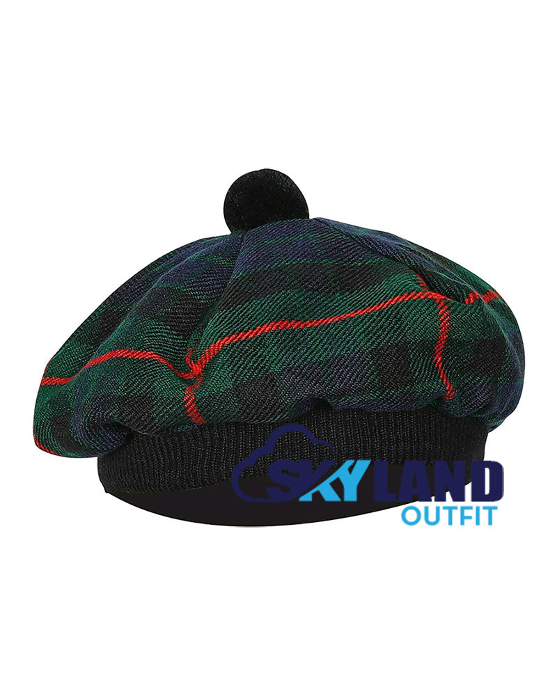 Tam o' Shatner Tammy Hat Flat Bonnet Gunn Tartan image 0