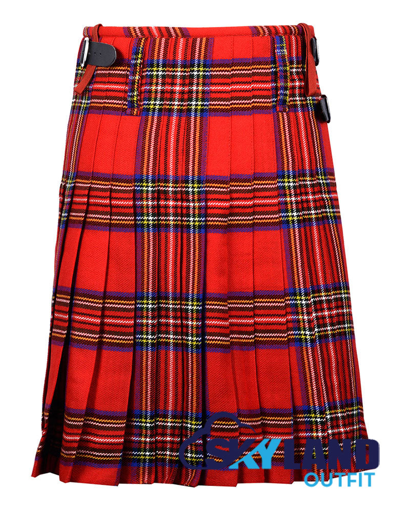 Royal Stewart Tartan 8 Yard Kilt for Men Traditional Scottish Kilt image 2