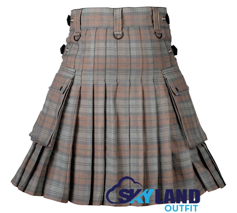 Black Watch Weathered Tartan Kilt Modern Utility Kilts image 2