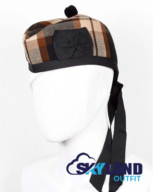 Rose Ancient Scottish Glengarry Hat Highlander Accessory image 0