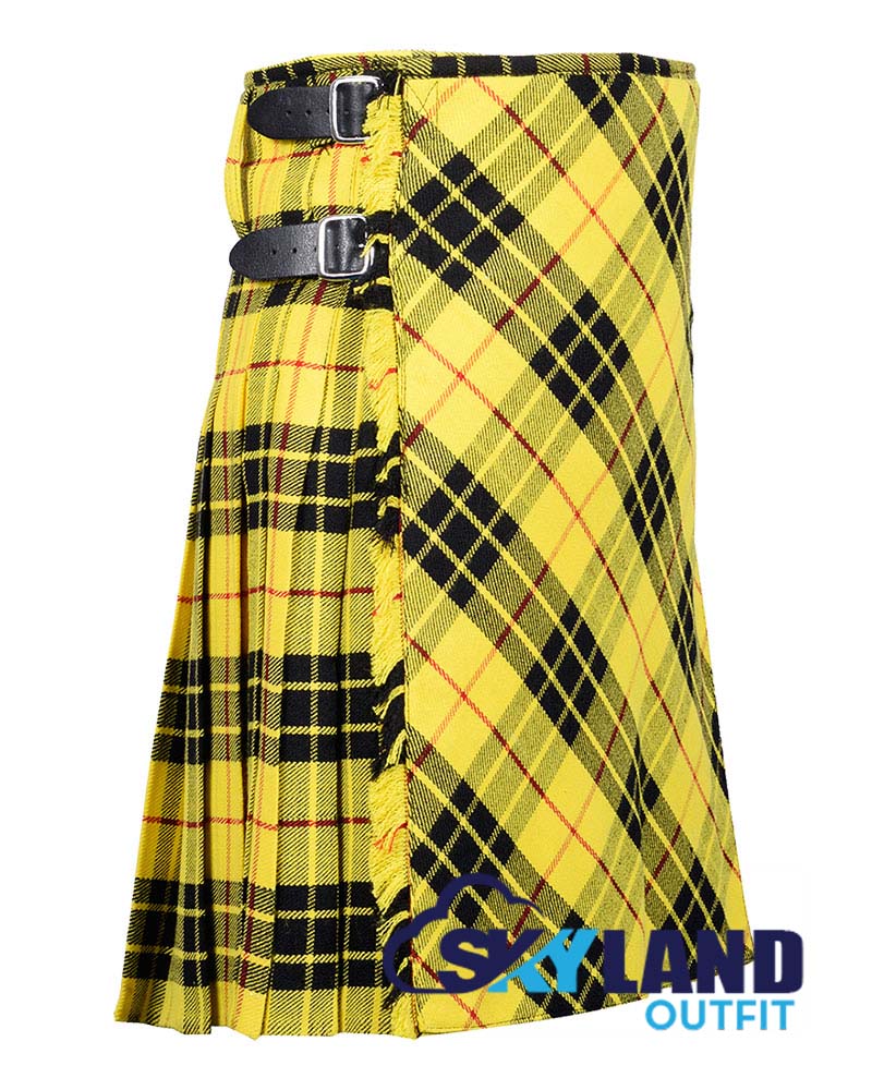 MacLeod of Lewis Tartan Kilt Traditional 8-Yard Kilt with Bias Cut image 1